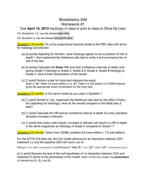 Biostatistics 209 Homework 1