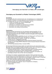 Vereniging voor Kunststof- en Rubber Technologen (VKRT)