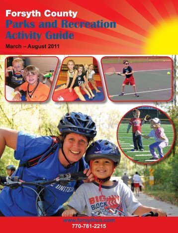 Parks and Recreation Activity Guide - Forsyth County Government