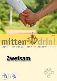 mitten drin! - Evangelische Kirchengemeinde Traisa