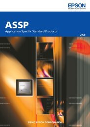ASSP Color Pamphlet - Epson Electronics America, Inc