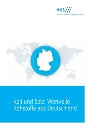 Kali und Salz: Wertvolle Rohstoffe aus Deutschland - Verband der Kali