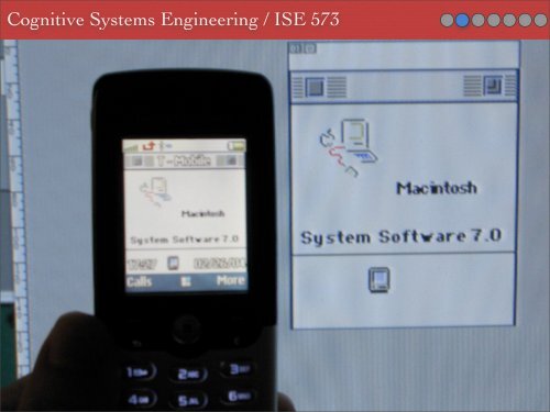 introduction to joint man machine systems - Cognitive Systems ...