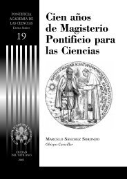 Cien años de Magisterio Pontificio para las Ciencias