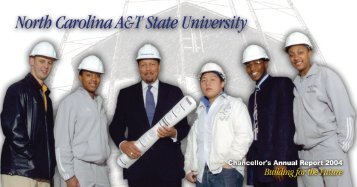 Chancellor's Report 2004 - North Carolina A&T State University