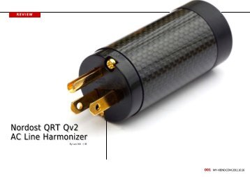 Nordost QRT Qv2 AC Line Harmonizer - My Hiend