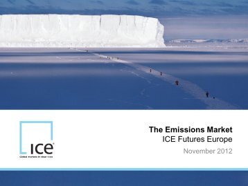 The Emissions Market ICE Futures Europe