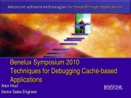 Techniques for debugging CachÃ©-based applications - InterSystems ...