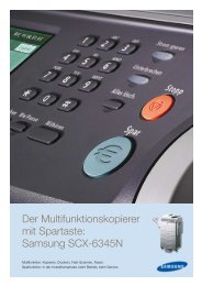 Der Multifunktionskopierer mit Spartaste: Samsung ... - voelker-edv.de