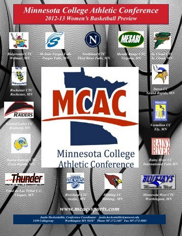 Minnesota College Athletic Conference - MCAC Sports