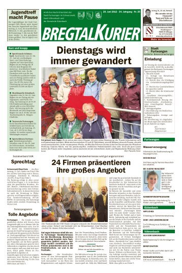 Dienstags wird immer gewandert - Gemeinde Vöhrenbach