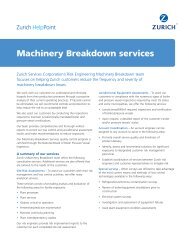 Machinery Breakdown services - Risk Engineering