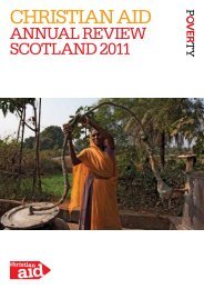 Christian Aid Scotland Annual review 2011