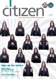 Sign up for advice - Citizens Advice