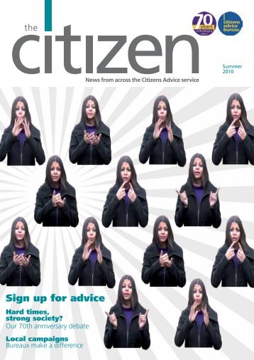 Sign up for advice - Citizens Advice