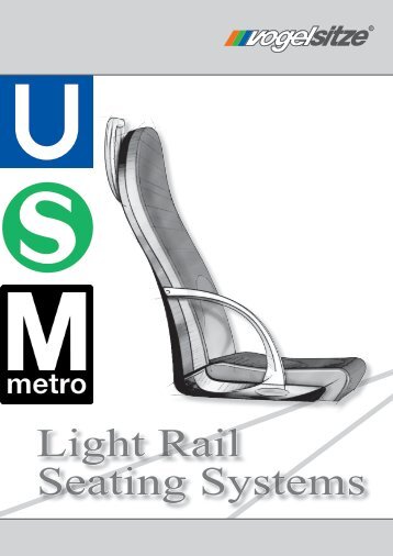 Light Rail Seating Systems - Worldwide Passenger Comfort