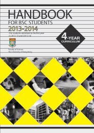 Download Handbook For BSc Students 2013-14 - Faculty of Science ...