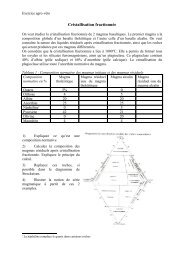 Cristallisation fractionnÃ©e - Prepaangers.fr