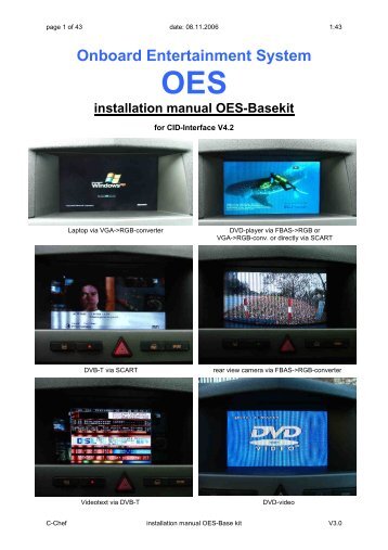 Installation manual OES-Basekit 3.0