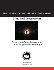 Municipal Procurement - U.S. Conference of Mayors