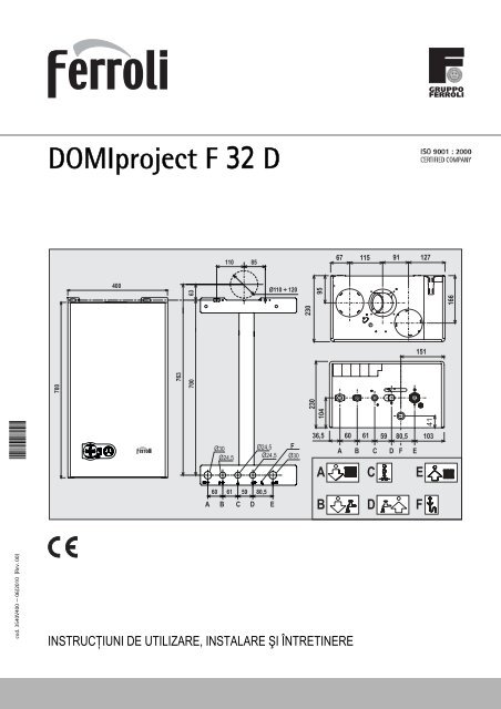 manual domiproject d f32 - Ferroli
