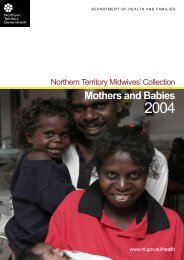 Mothers and babies 2004.pdf - NT Health Digital Library