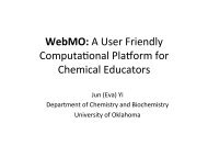 WebMO - Oklahoma Supercomputing Symposium 2012 - University ...