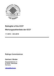 ICCF Rating Report 2010/3