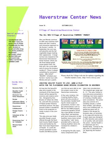 Haverstraw Center News - Village of Haverstraw