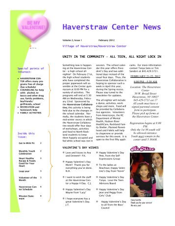 Haverstraw Center News - Village of Haverstraw