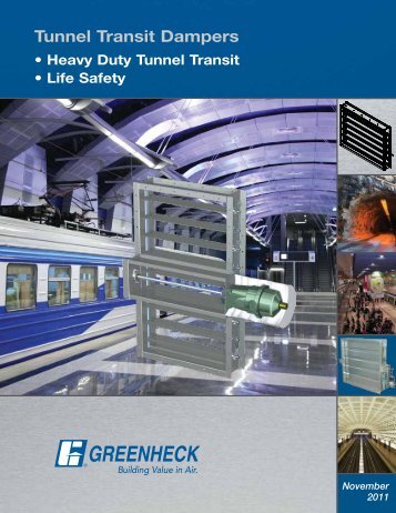 Tunnel Transit Dampers - Greenheck