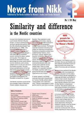 Nick: gender issues.pdf - EuroPRO-Fem