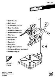 D BohrstÃƒÂ¤nder G Drill stand F Support de perÃ„Â¯age n ... - Wolfcraft online