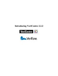 Introducing VeriCentre 2.2.2 - VeriFone Premier