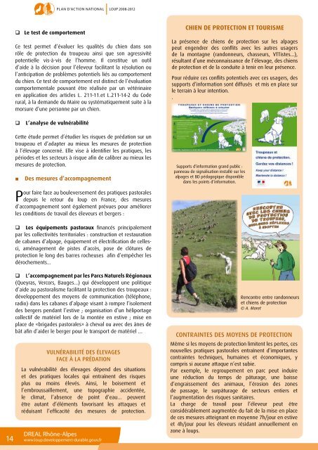 Le PLan d'action nationaL sur Le LouP 2008 – 2012