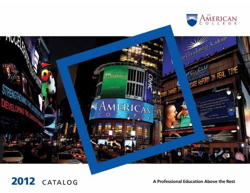 CATALOG - The American College