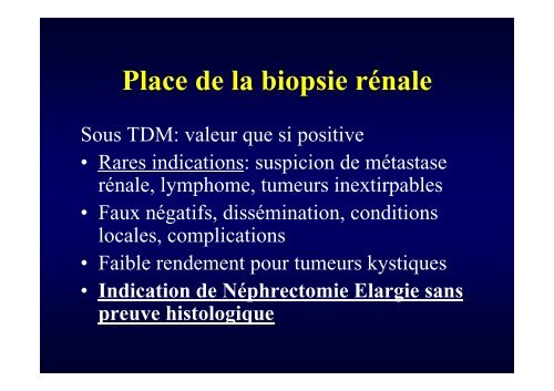 cancer du rein.pdf - Service d'Urologie CHU Henri Mondor