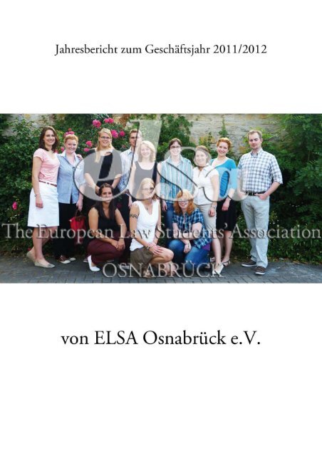 Jahresbericht ELSA 2 - ELSA Germany