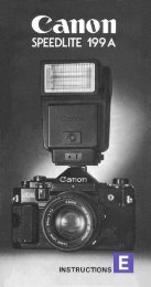 Canon 199A Flash manual in .PDF form - Baytan.org