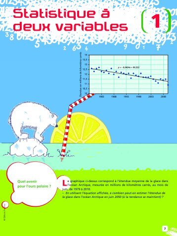 Statistique Ã  deux variables - Decitre