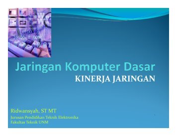 KINERJA JARINGAN