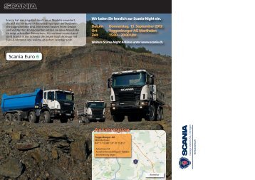 Kiesgrube Toggenburger AG, Marthalen - Scania Schweiz AG