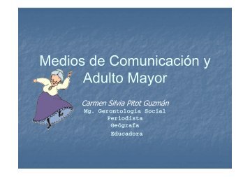 Medios de ComunicaciÃ³n y Adulto Mayor - Concortv
