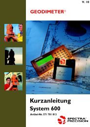 Kurzanleitung System 600