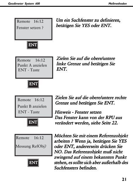 Kurzanleitung System 600