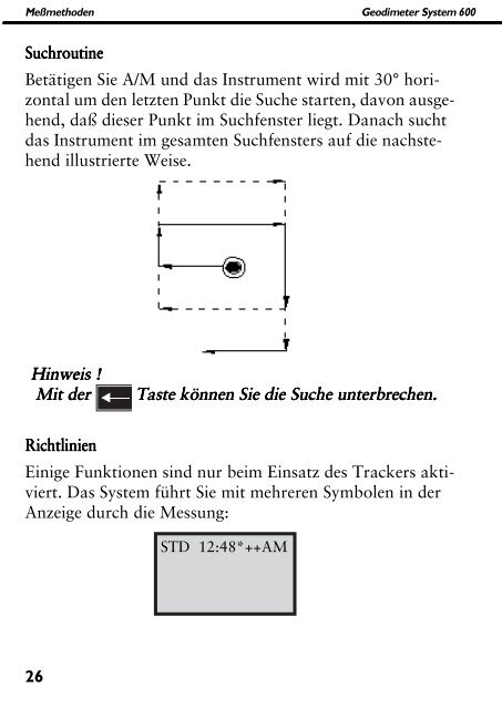 Kurzanleitung System 600