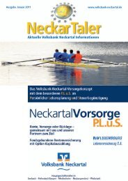 Mitglieder-Mehrwert-Programm - Volksbank Neckartal eG