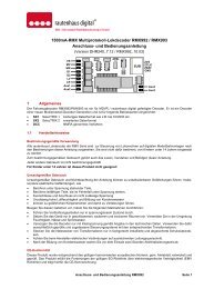 Anleitung RMX-Lokdecoder RMX992/RMX993 - MDVR