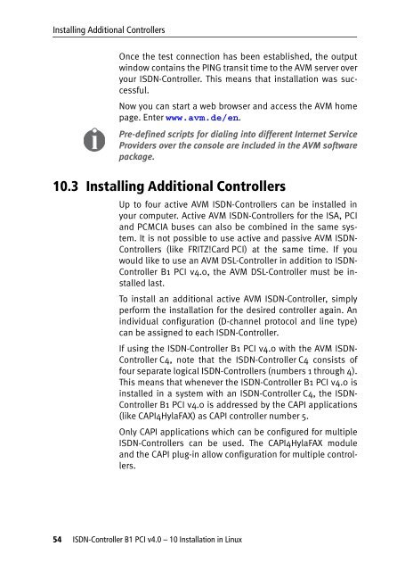 1 The AVM ISDN-Controller B1 PCI v4.0 - VoipAndGo