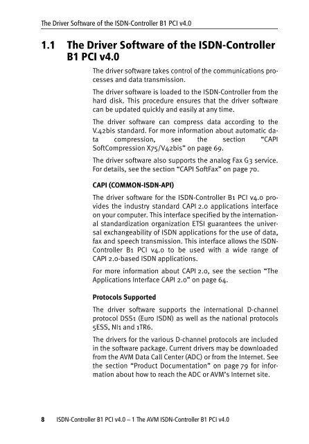1 The AVM ISDN-Controller B1 PCI v4.0 - VoipAndGo